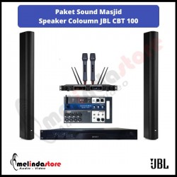 Paket Sound System Indoor Masjid JBL CBT100 LA | 2 Speaker